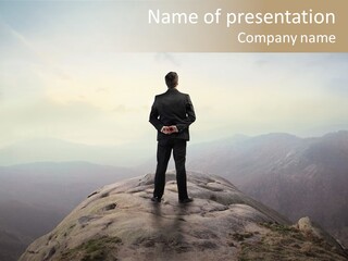 Reach Venture Back PowerPoint Template