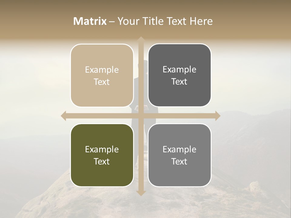 Reach Venture Back PowerPoint Template