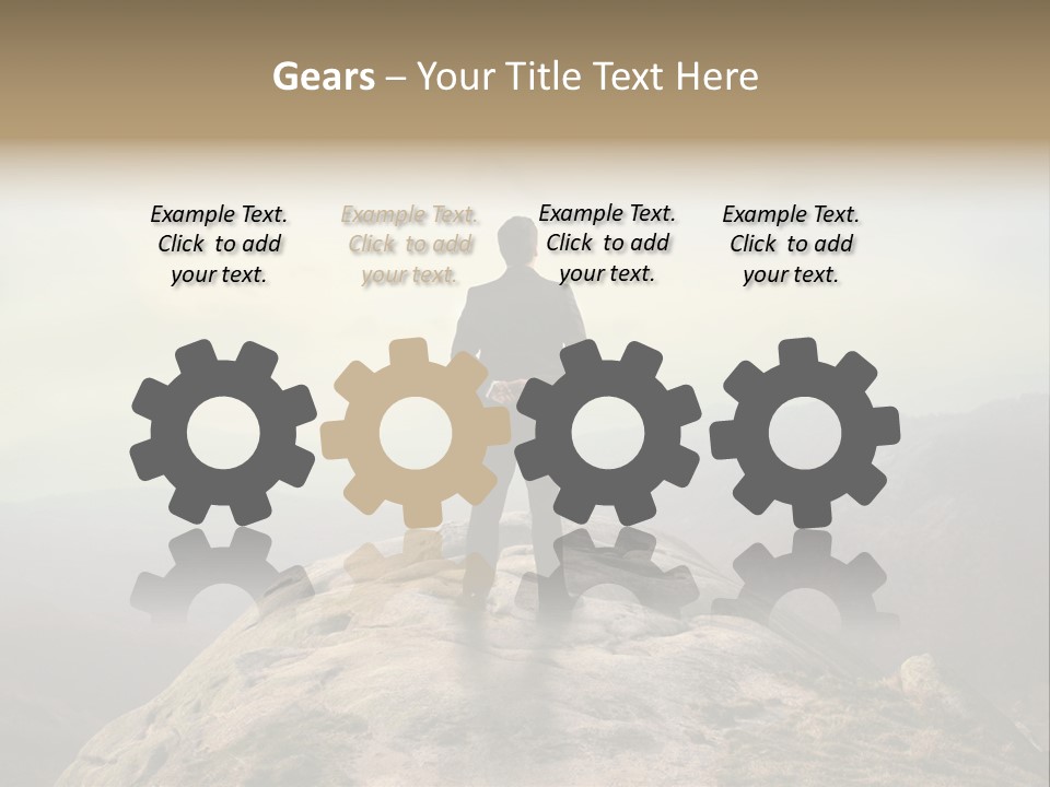 Reach Venture Back PowerPoint Template