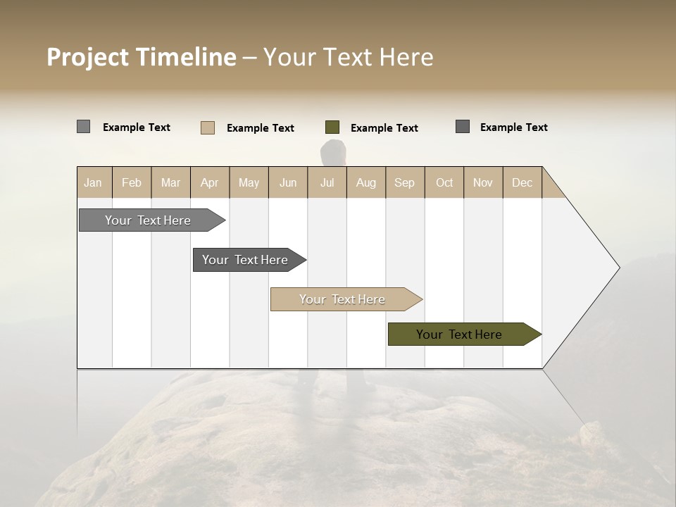 Reach Venture Back PowerPoint Template