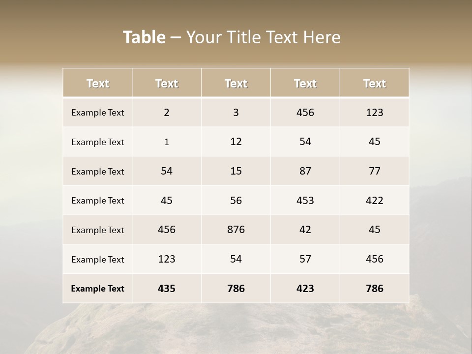 Reach Venture Back PowerPoint Template