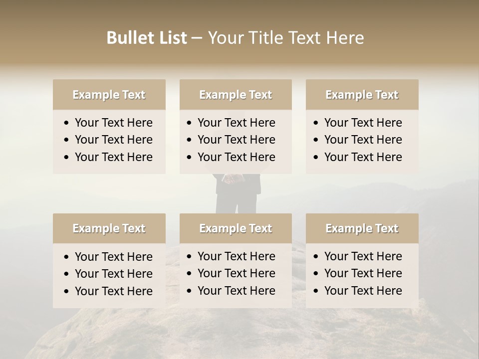 Reach Venture Back PowerPoint Template