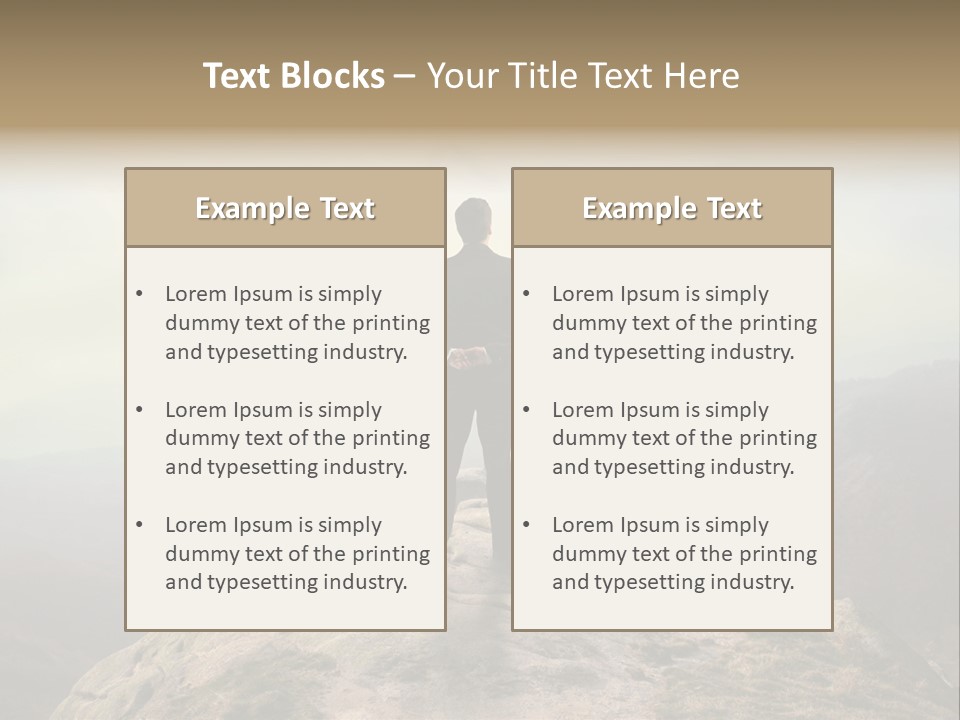Reach Venture Back PowerPoint Template