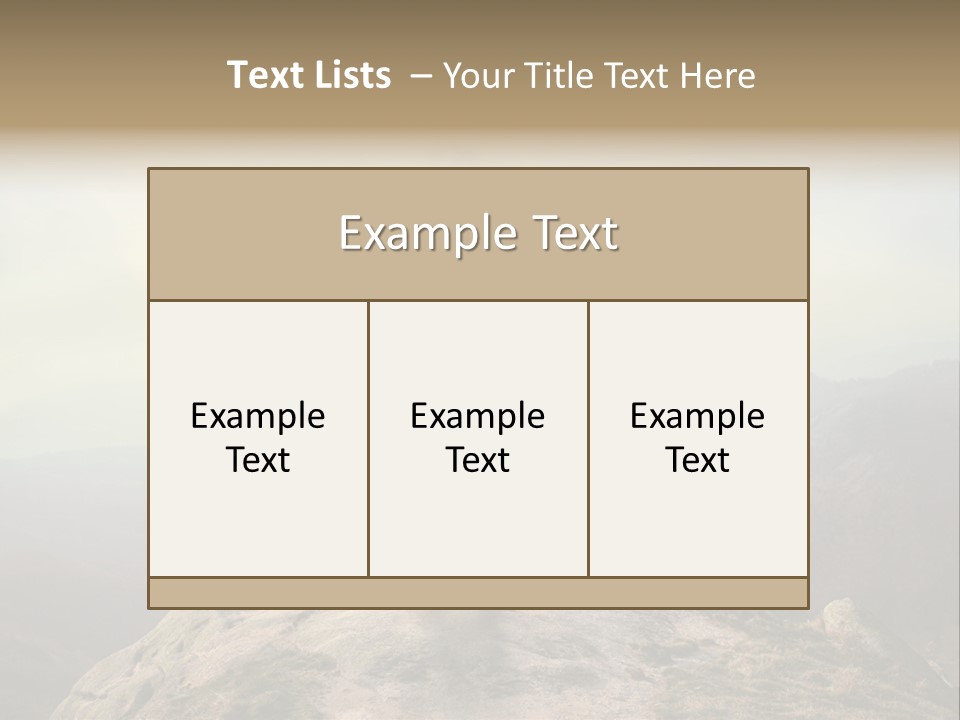 Reach Venture Back PowerPoint Template