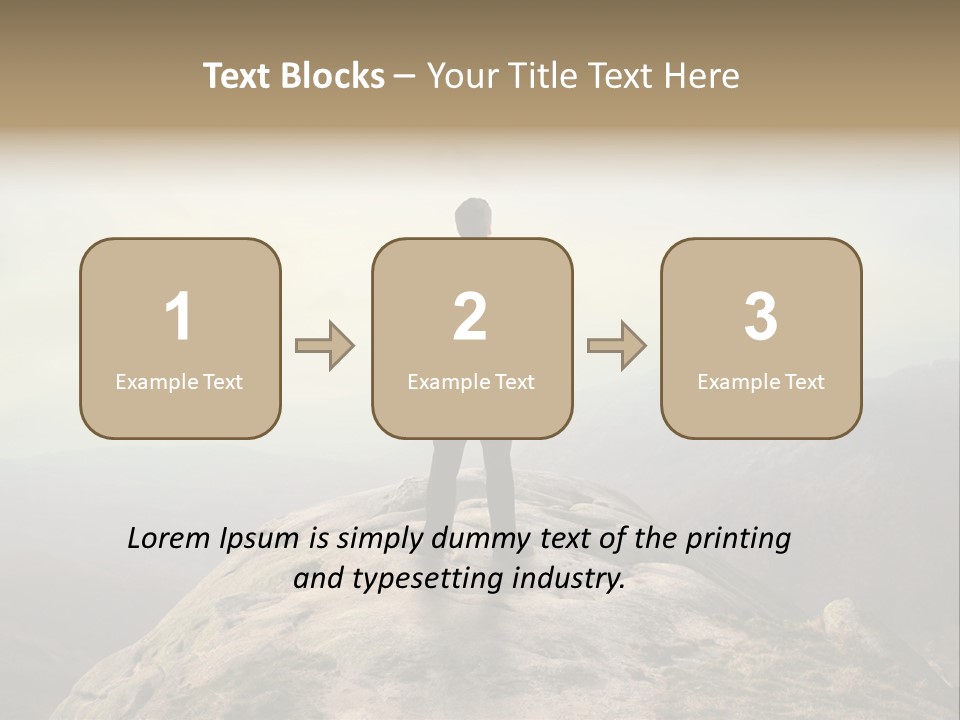 Reach Venture Back PowerPoint Template