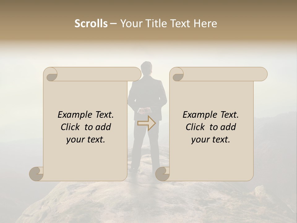 Reach Venture Back PowerPoint Template