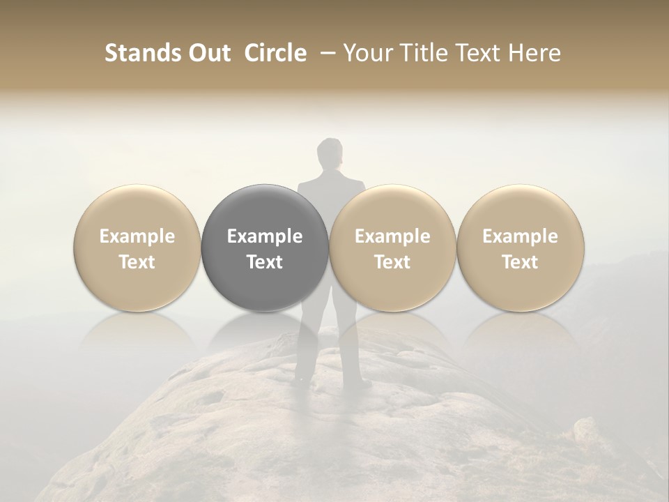 Reach Venture Back PowerPoint Template