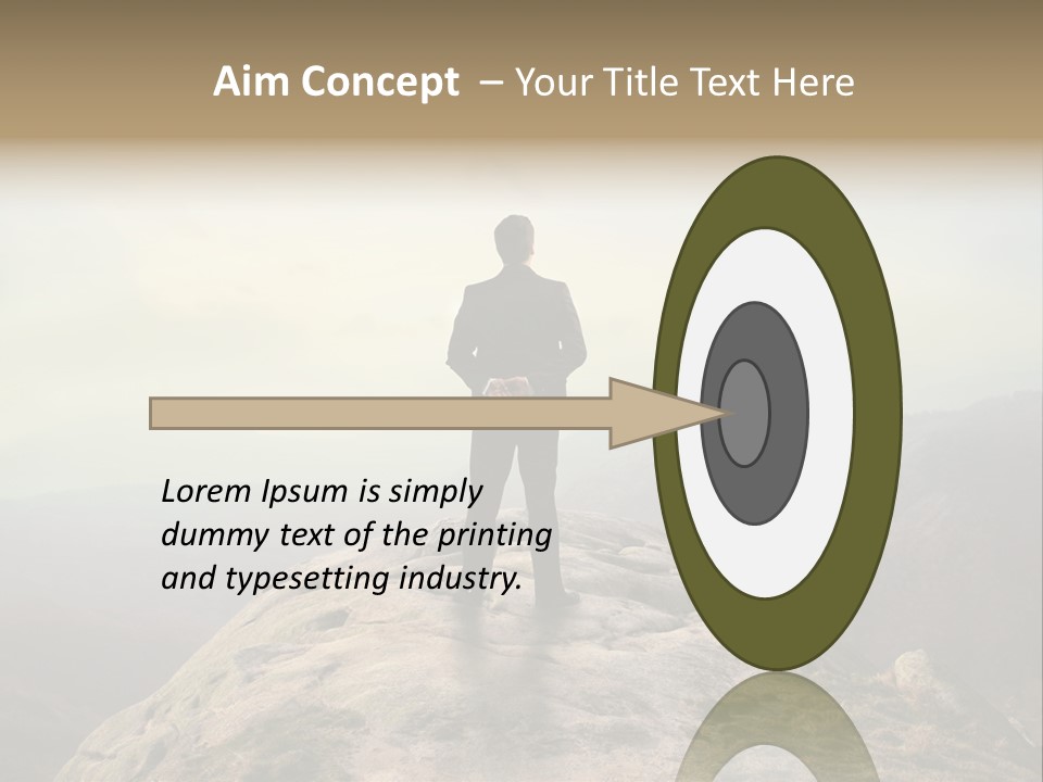 Reach Venture Back PowerPoint Template