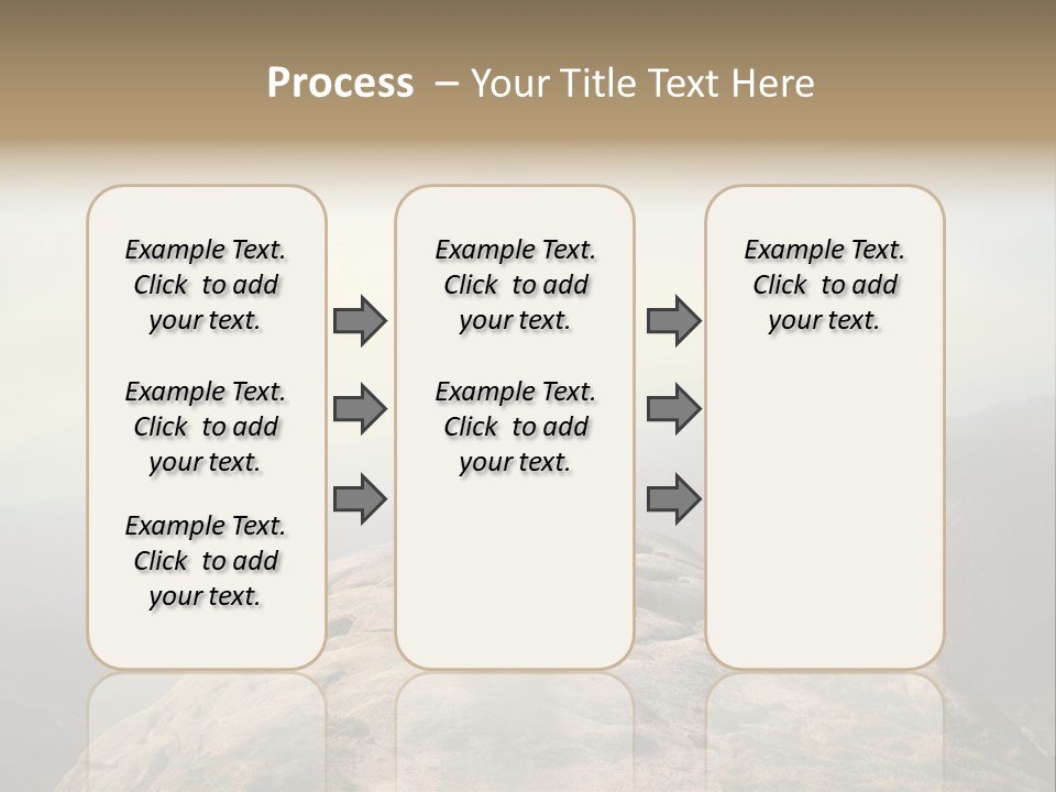 Reach Venture Back PowerPoint Template