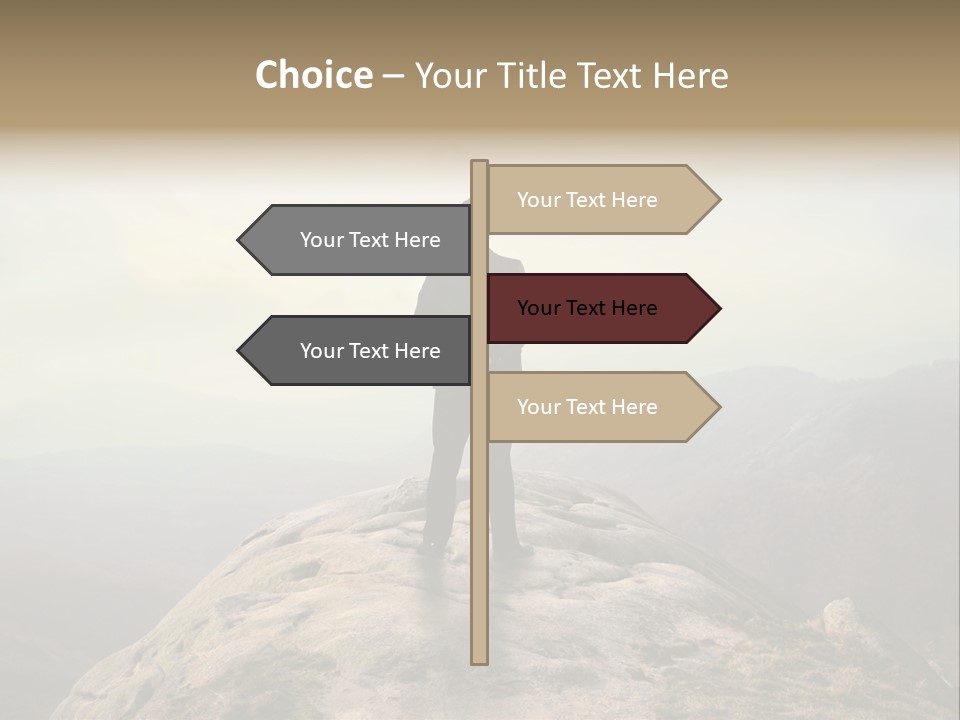 Reach Venture Back PowerPoint Template