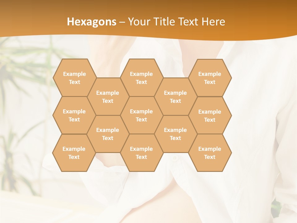 Young Eat Beauty PowerPoint Template