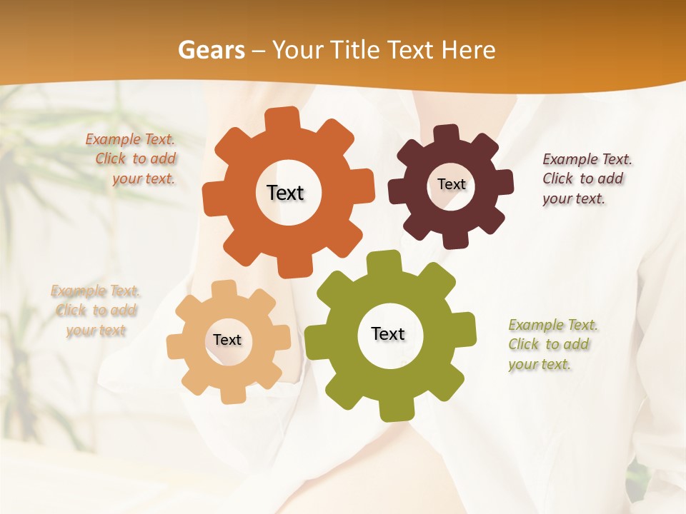 Young Eat Beauty PowerPoint Template