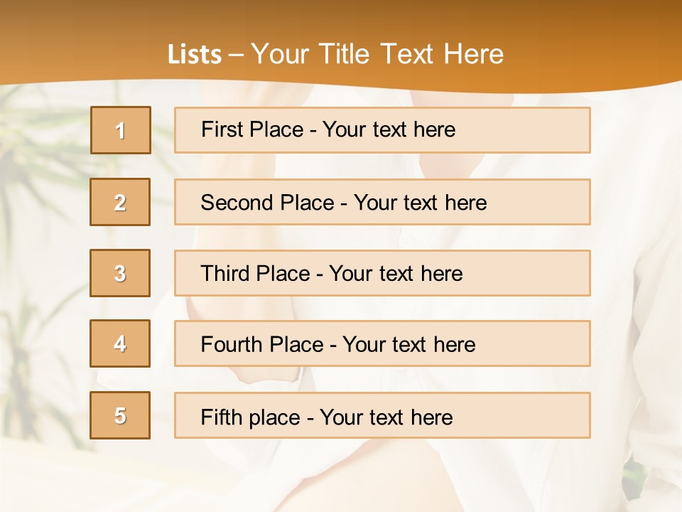 Young Eat Beauty PowerPoint Template