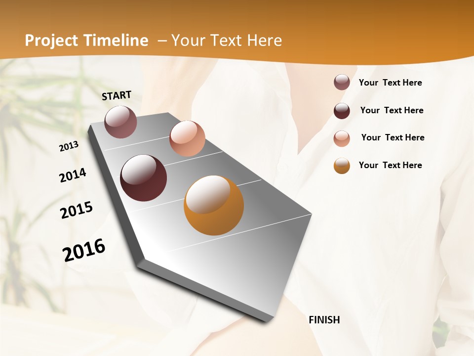 Young Eat Beauty PowerPoint Template