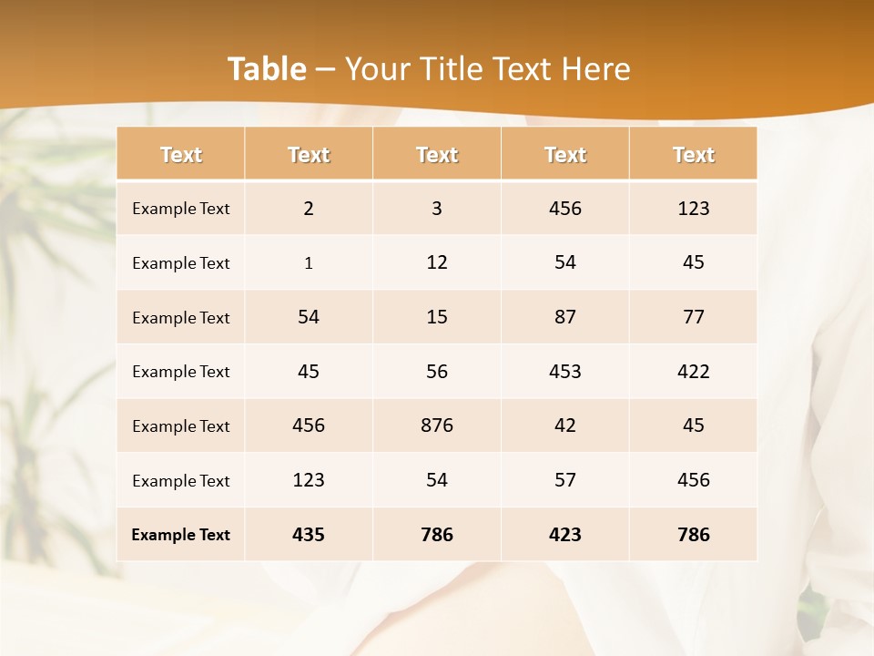 Young Eat Beauty PowerPoint Template