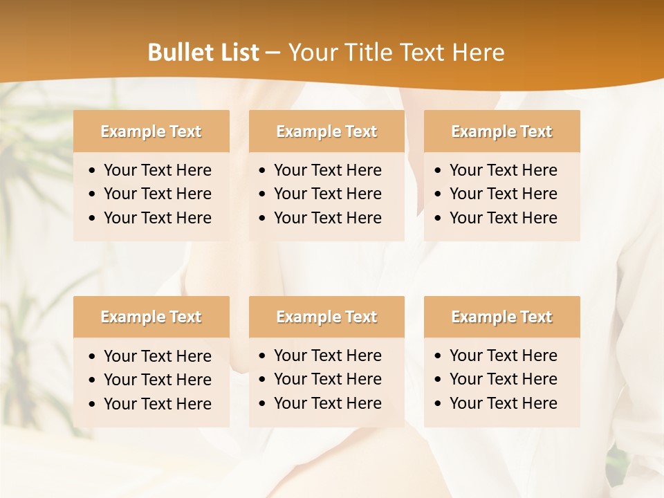 Young Eat Beauty PowerPoint Template