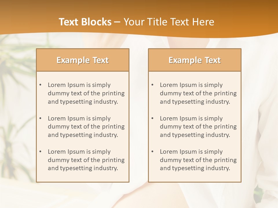 Young Eat Beauty PowerPoint Template