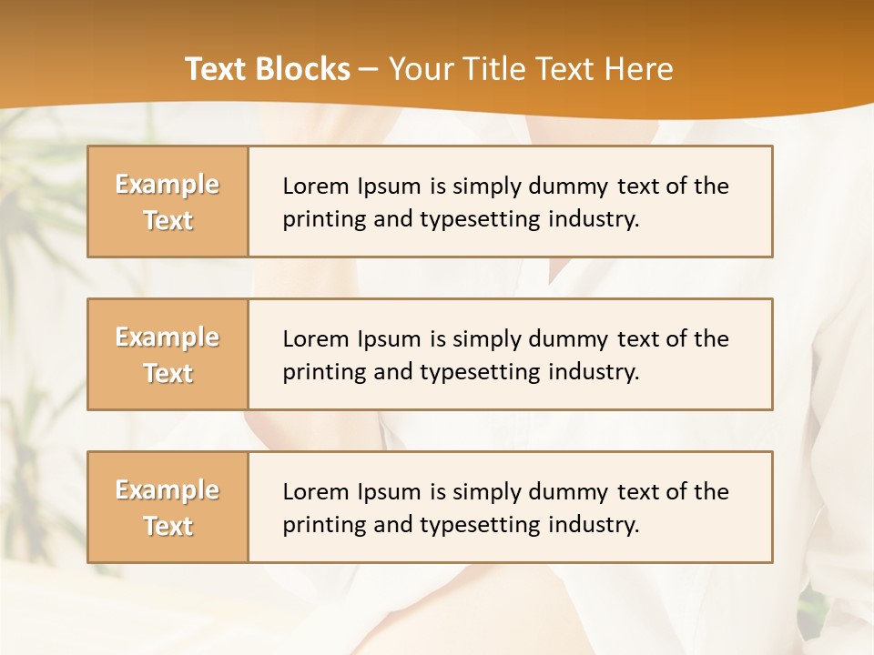 Young Eat Beauty PowerPoint Template