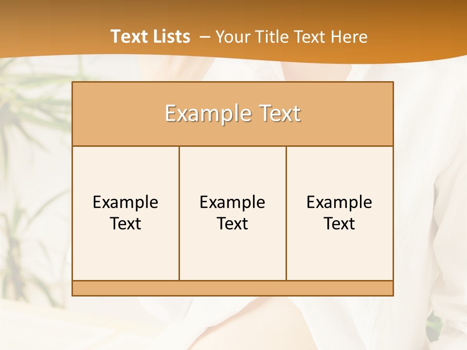 Young Eat Beauty PowerPoint Template