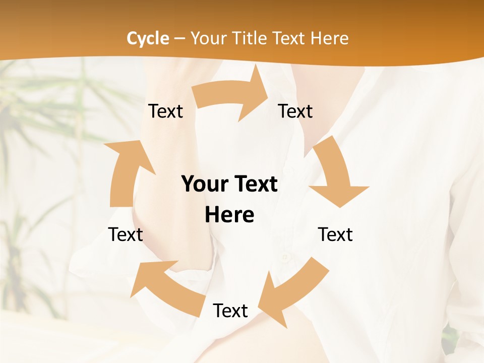 Young Eat Beauty PowerPoint Template