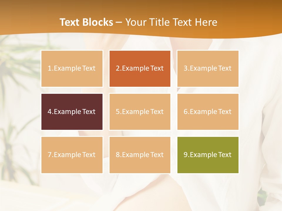 Young Eat Beauty PowerPoint Template