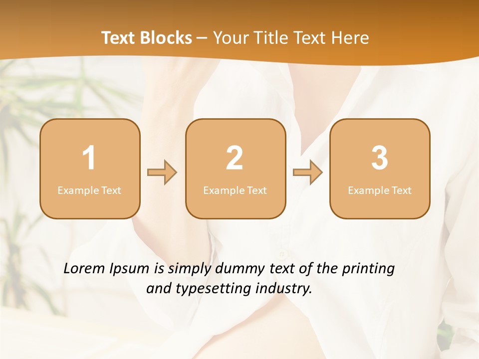 Young Eat Beauty PowerPoint Template