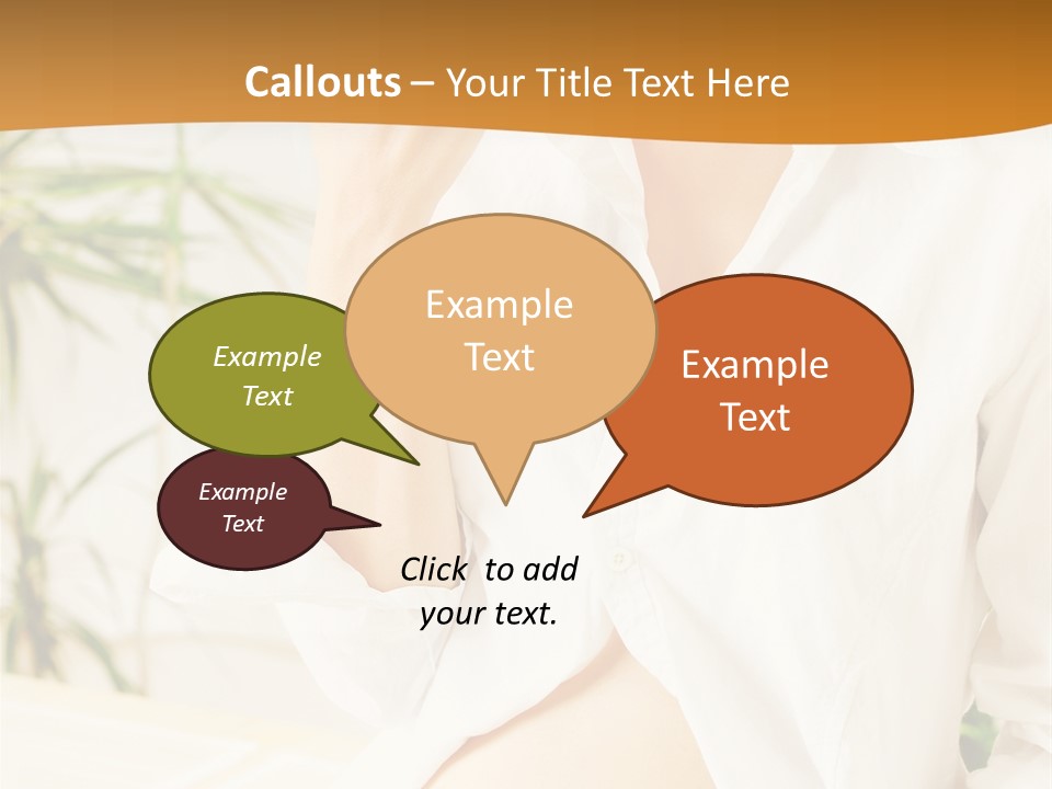 Young Eat Beauty PowerPoint Template