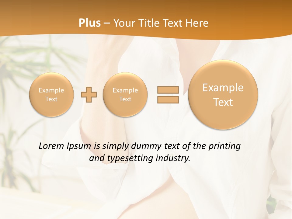 Young Eat Beauty PowerPoint Template