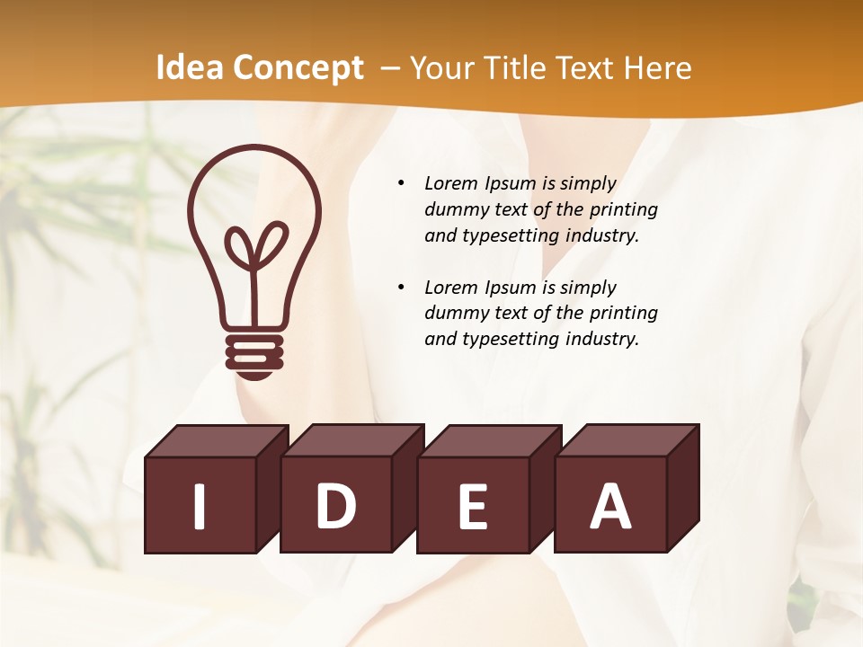 Young Eat Beauty PowerPoint Template