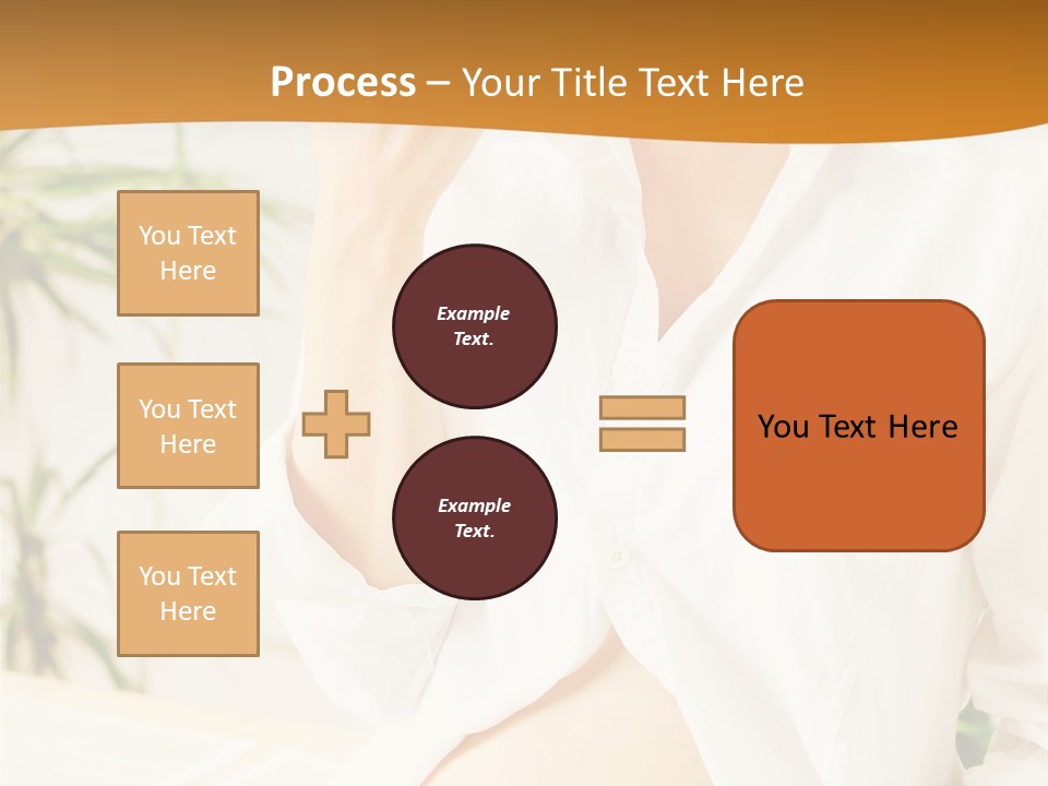 Young Eat Beauty PowerPoint Template