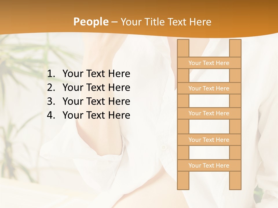 Young Eat Beauty PowerPoint Template