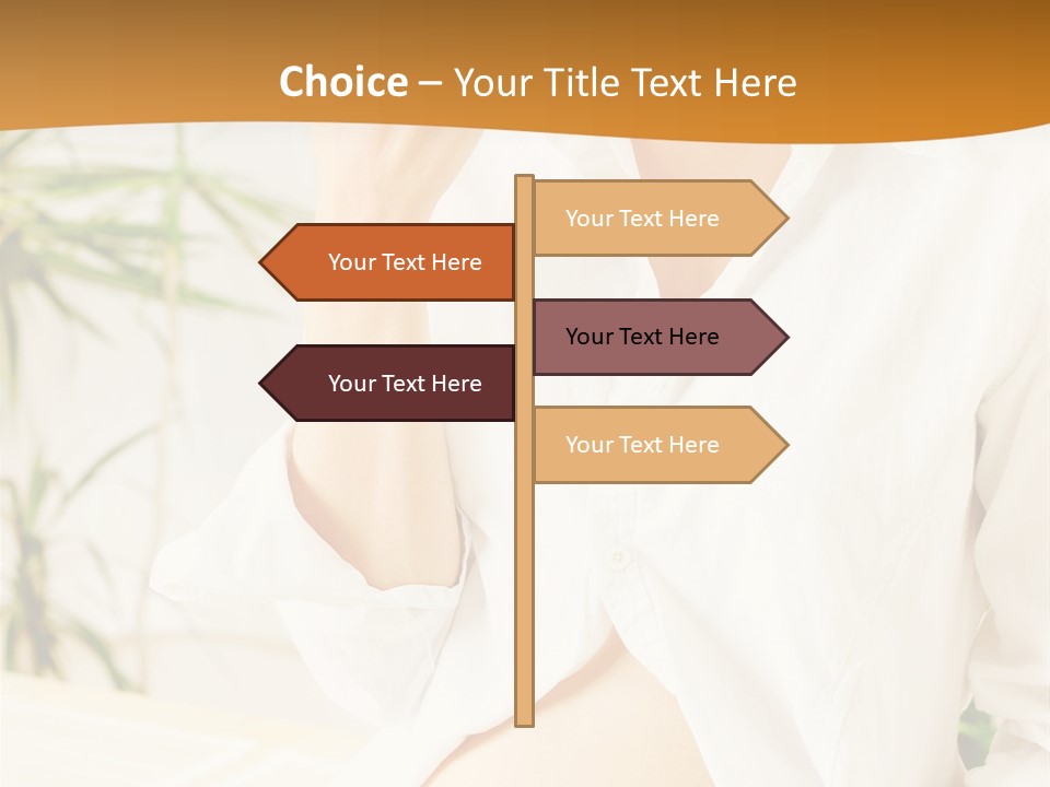 Young Eat Beauty PowerPoint Template