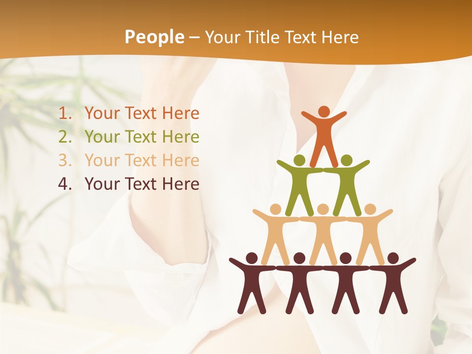 Young Eat Beauty PowerPoint Template