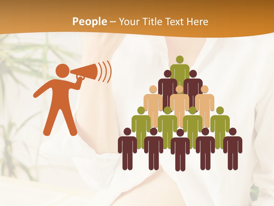 Young Eat Beauty PowerPoint Template