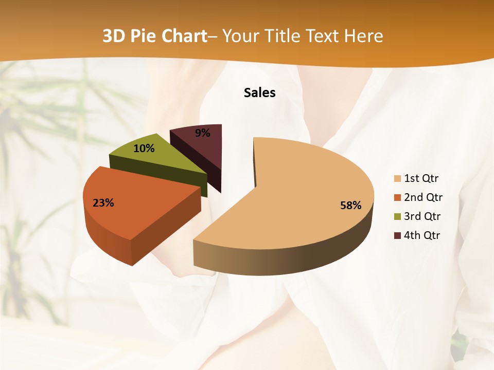 Young Eat Beauty PowerPoint Template