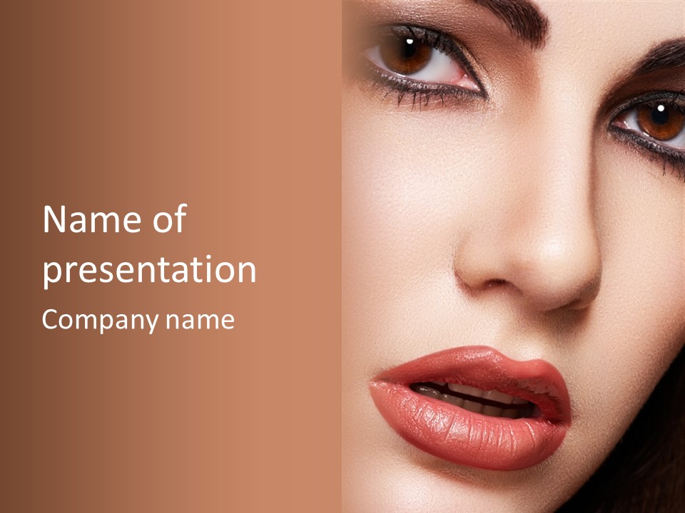 Style Cosmetics Glamourous PowerPoint Template