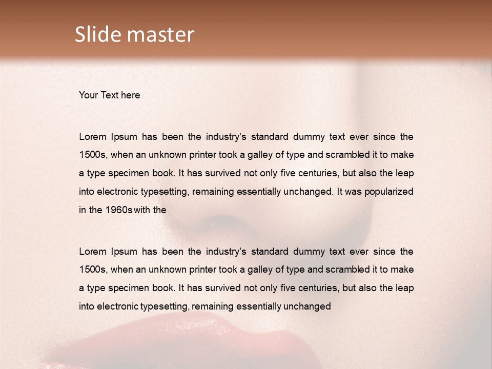 Style Cosmetics Glamourous PowerPoint Template