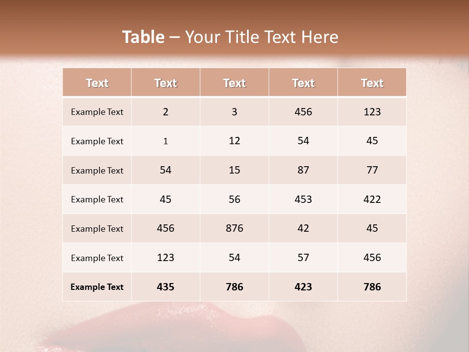 Style Cosmetics Glamourous PowerPoint Template