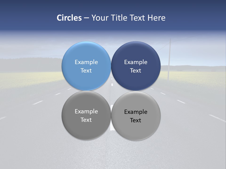 Nature Lane Evening PowerPoint Template