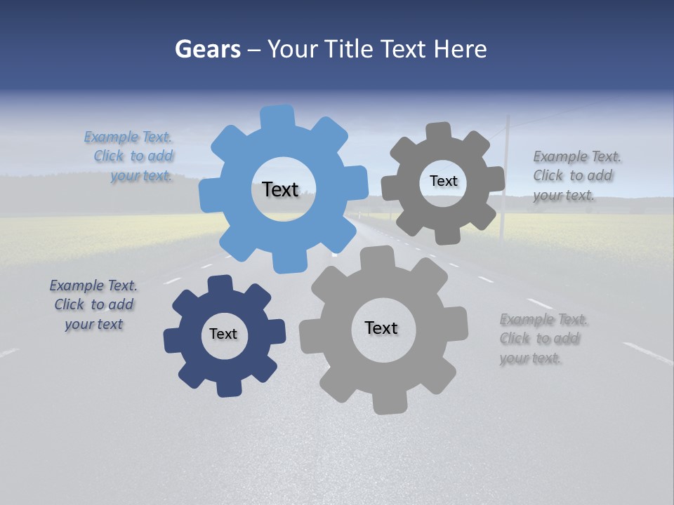 Nature Lane Evening PowerPoint Template