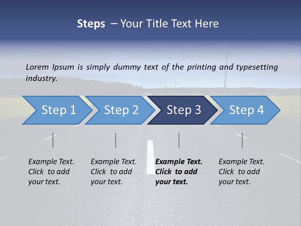 Nature Lane Evening PowerPoint Template