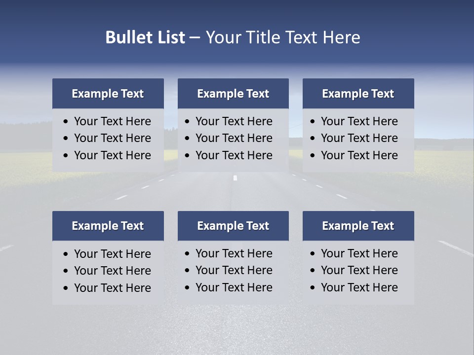 Nature Lane Evening PowerPoint Template