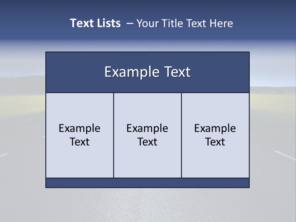 Nature Lane Evening PowerPoint Template