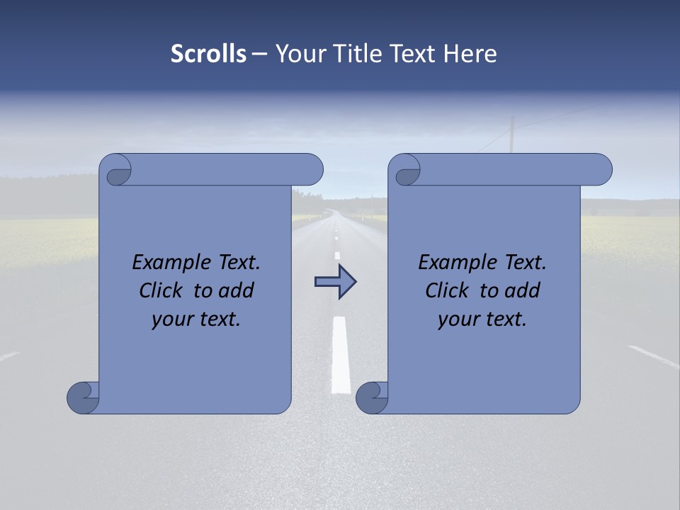 Nature Lane Evening PowerPoint Template