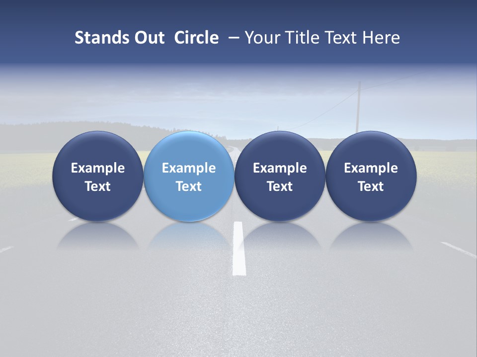 Nature Lane Evening PowerPoint Template