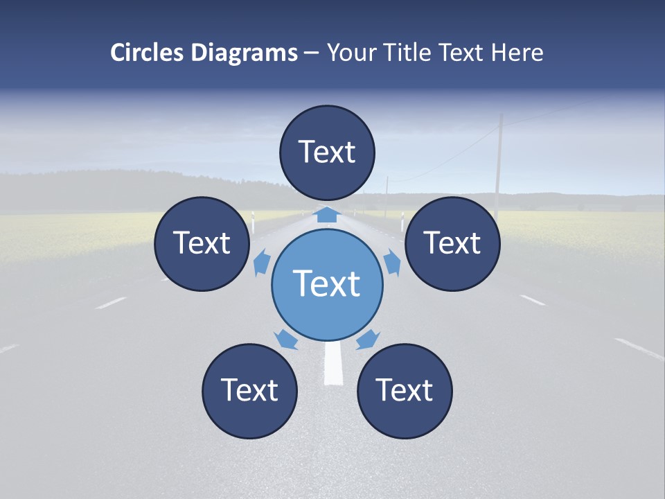 Nature Lane Evening PowerPoint Template