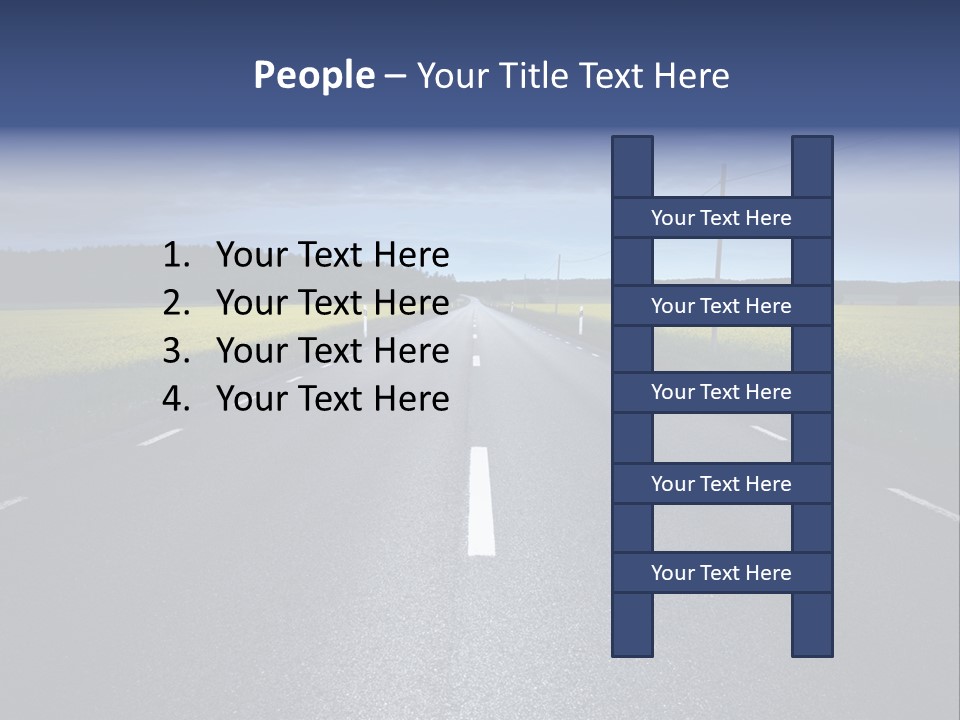 Nature Lane Evening PowerPoint Template