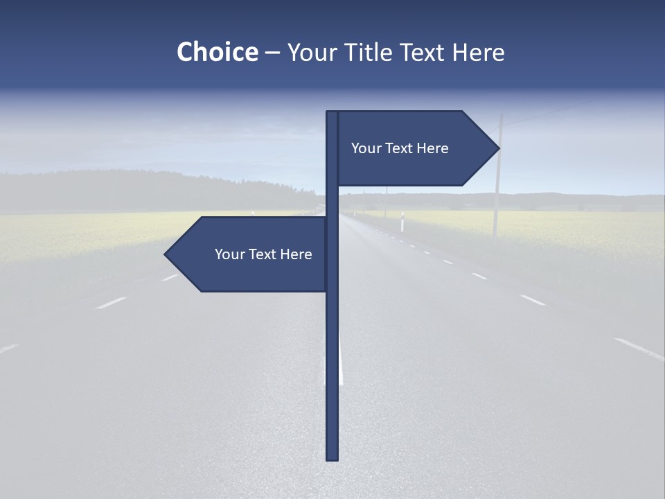 Nature Lane Evening PowerPoint Template