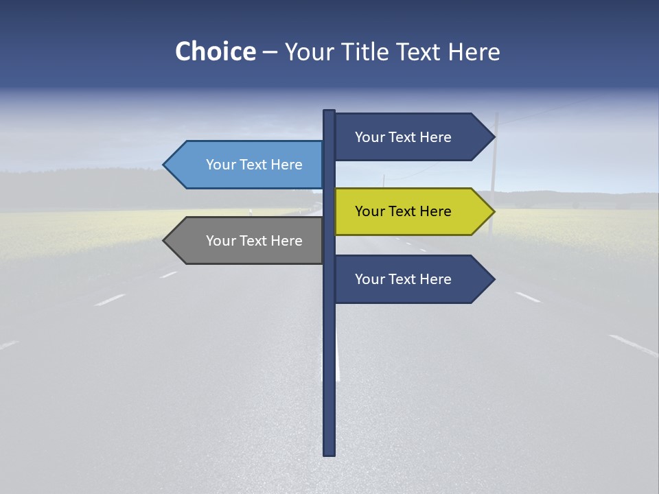 Nature Lane Evening PowerPoint Template