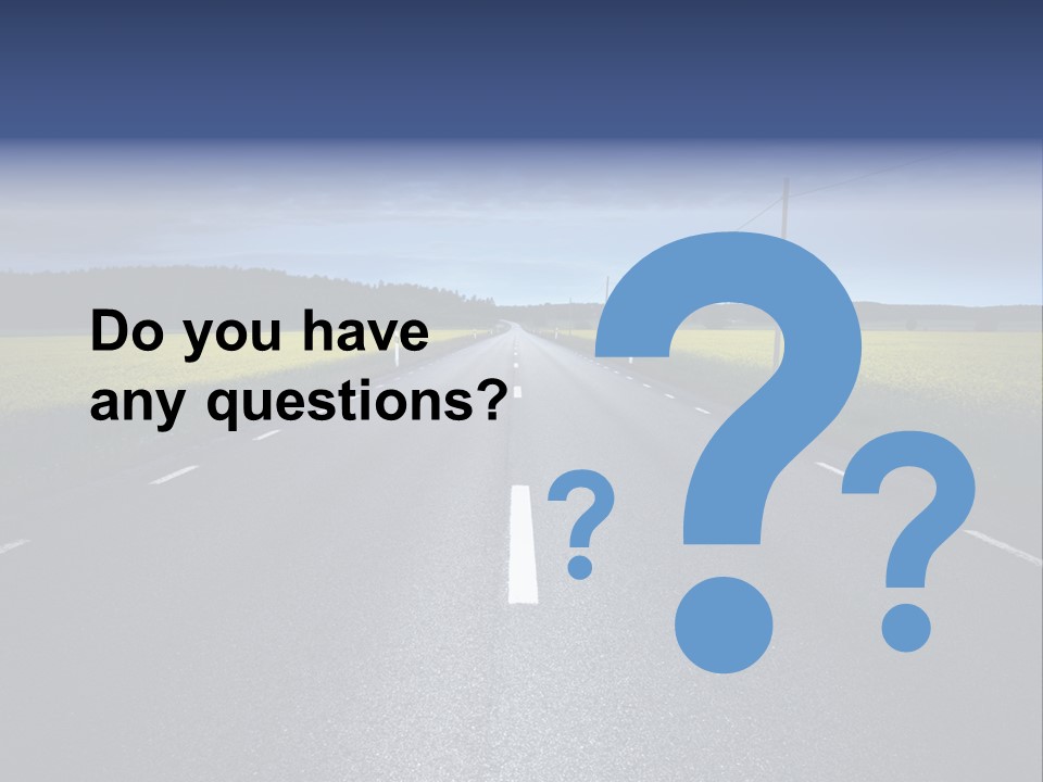 Nature Lane Evening PowerPoint Template